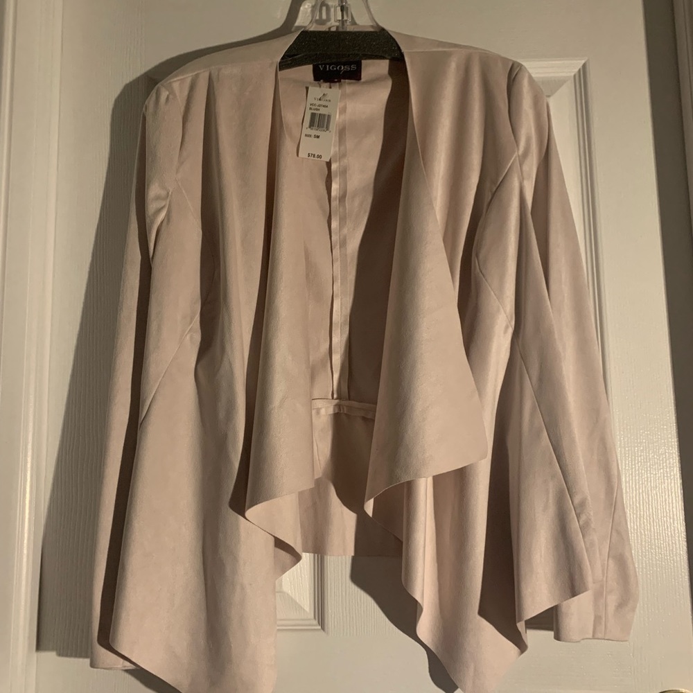 NWT Vigoss faux leather jacket